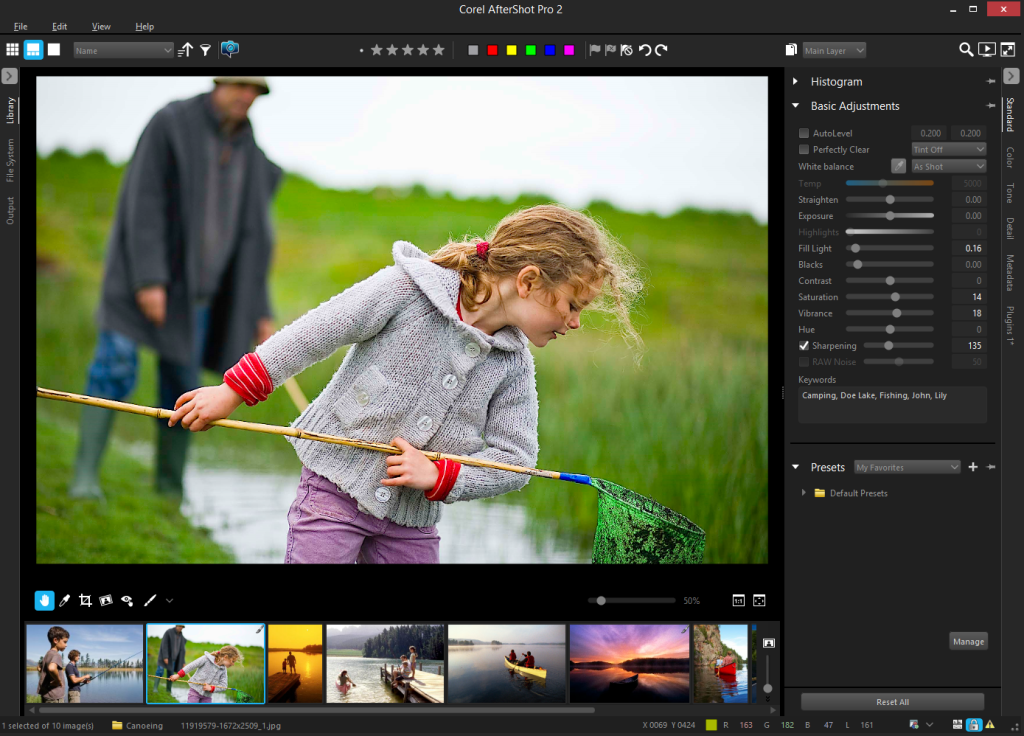 use AfterShot Pro 2 to edit and store all your phone and camera photos.