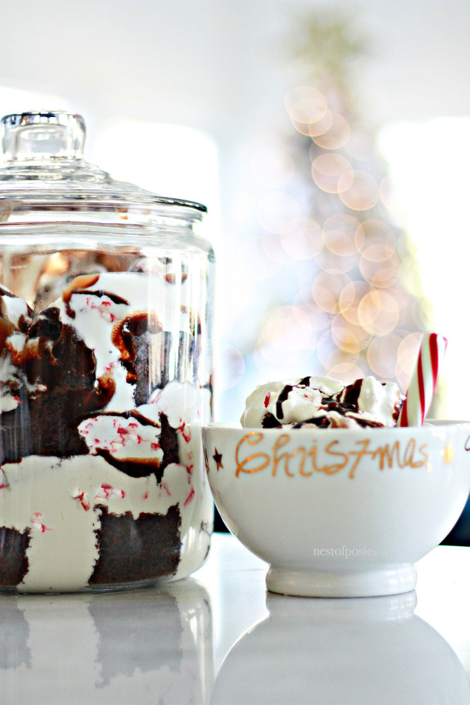 Chocolate Peppermint Trifle - so amazingly good!