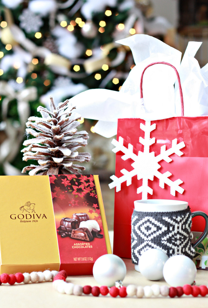 Godiva Gift Giving Idea! Give Godiva, a sweater mug & a gift card