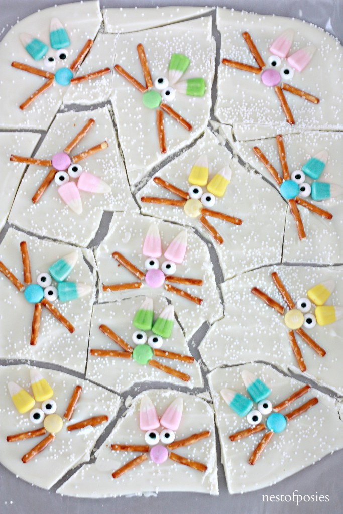 Easter Bunny White Chocolate Bark - so fun!