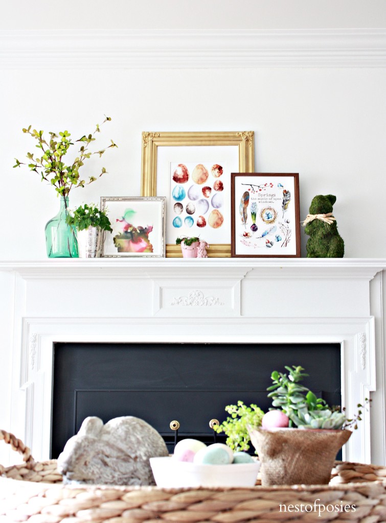 Spring Mantel