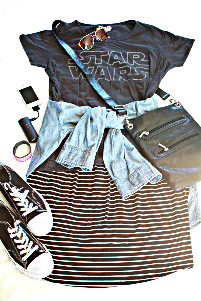 What to wear to Disney. Star Wars themed outfit. Perfect for Hollywood Studios or any of the parks!