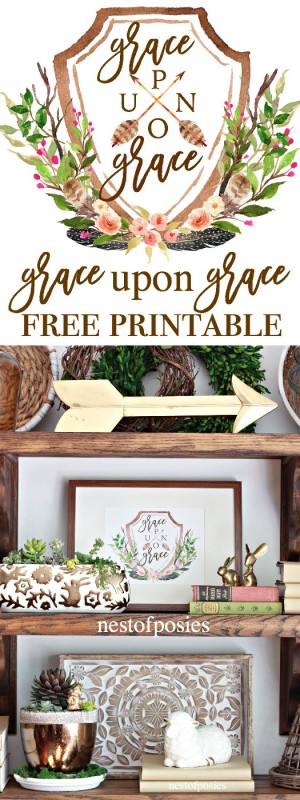 Grace Upon Grace Printable - Nest of Posies