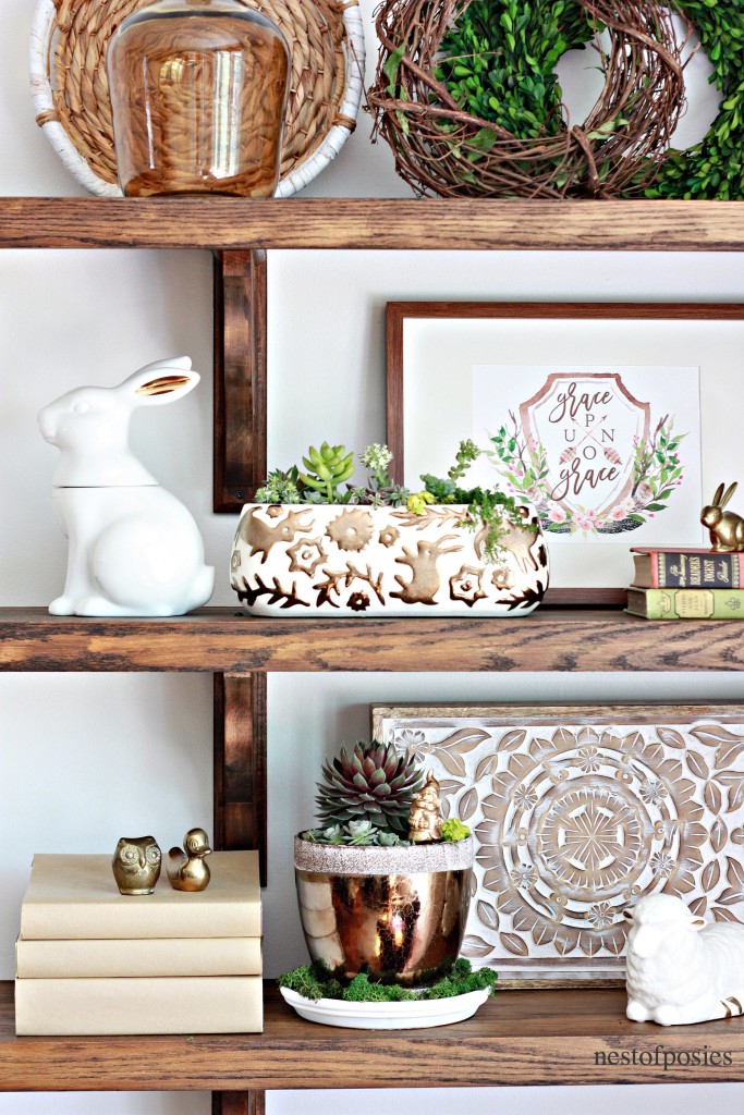 How to style your shelves
