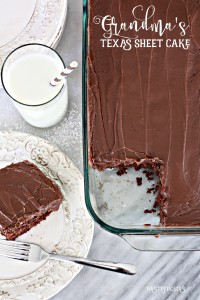 Grandma’s Texas Sheet Cake