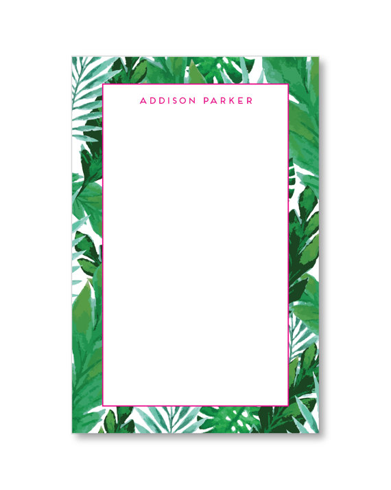 Palm Leaf Stationary