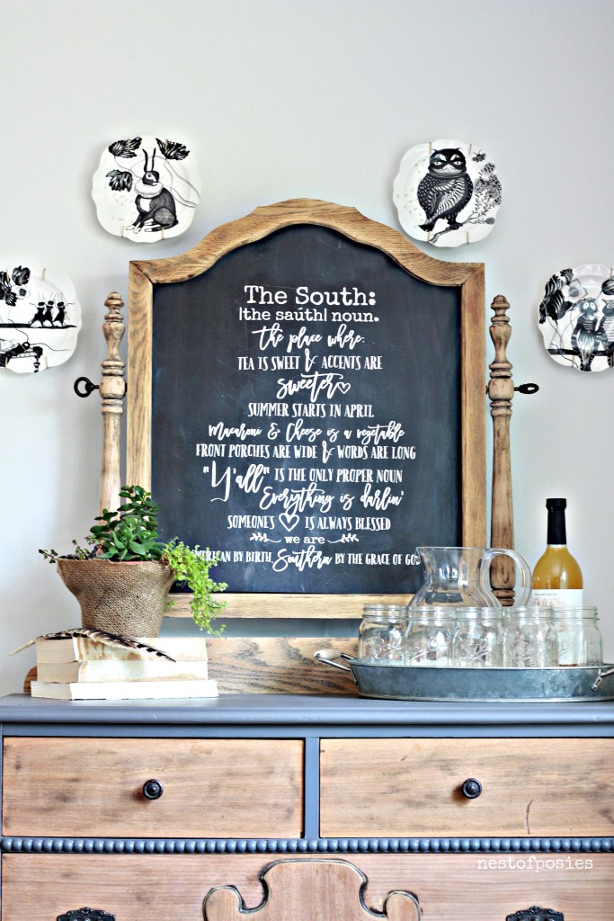 Definition of The South: Chalkboard Printable