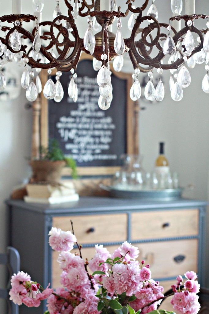 Thrifted Dresser turned into Dining Room Buffet