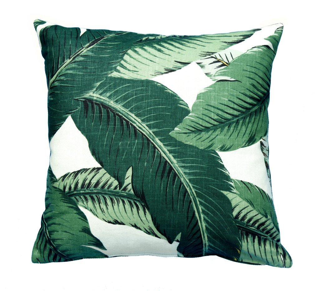 Tropical Leaf Pillow
