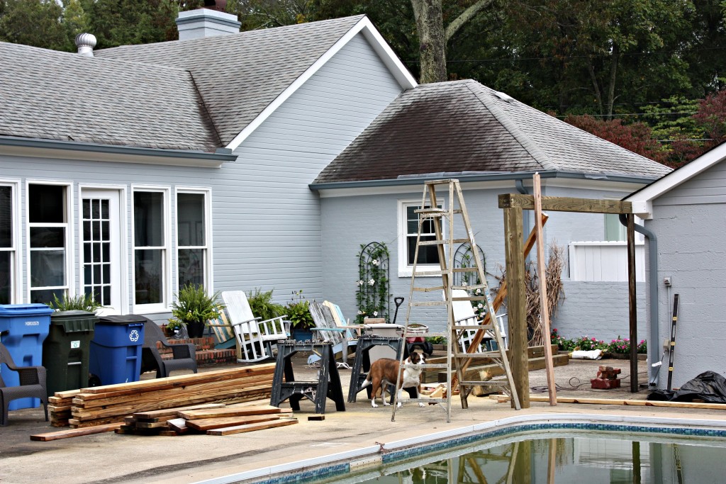 Building the Pergola