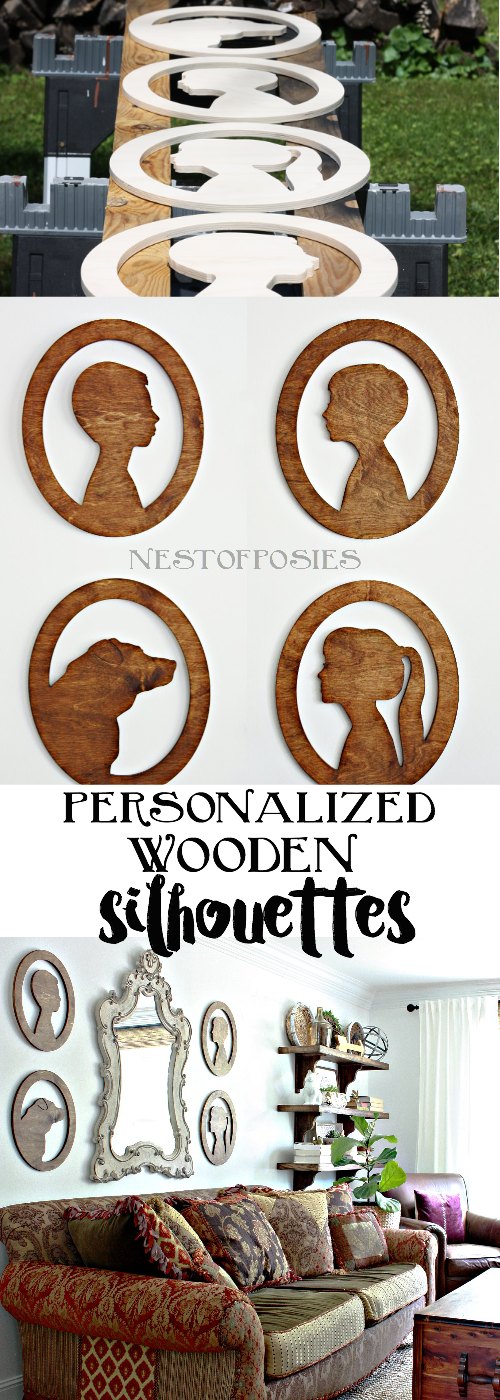 Personalized Wooden Silhouettes