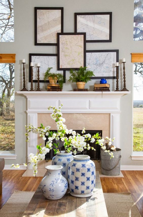 How to Decorate a Mantel Fixer Upper Style