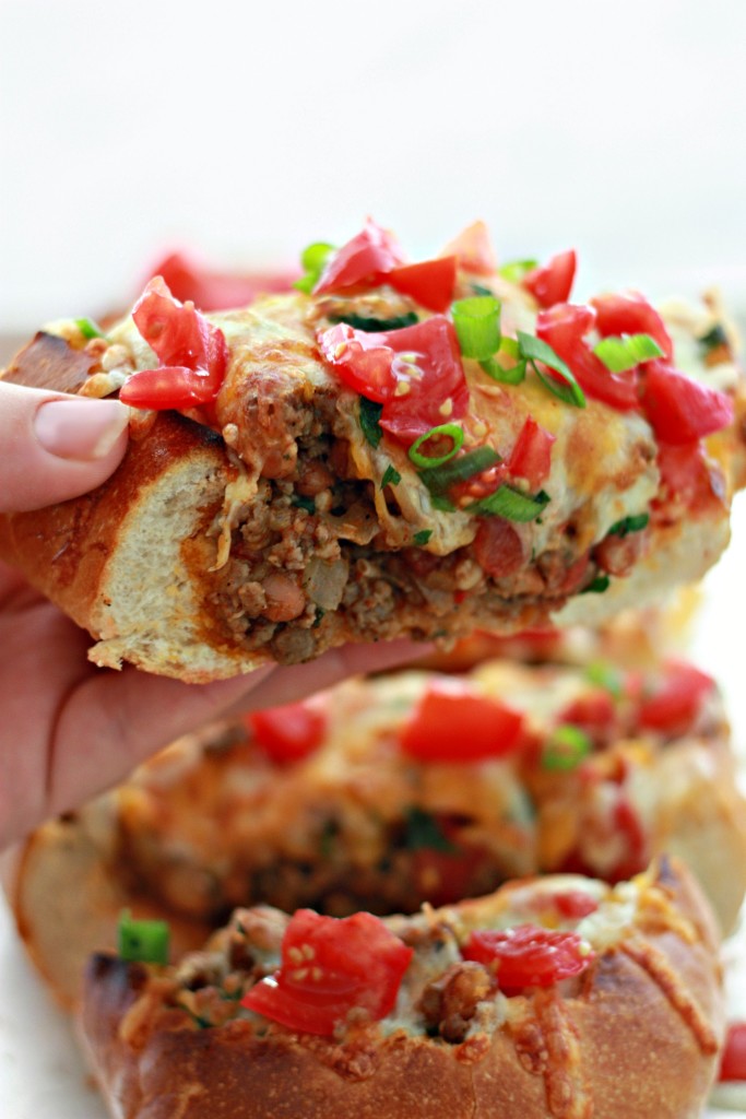 Stuffed Chili Bread with Homemade Sausage Chili