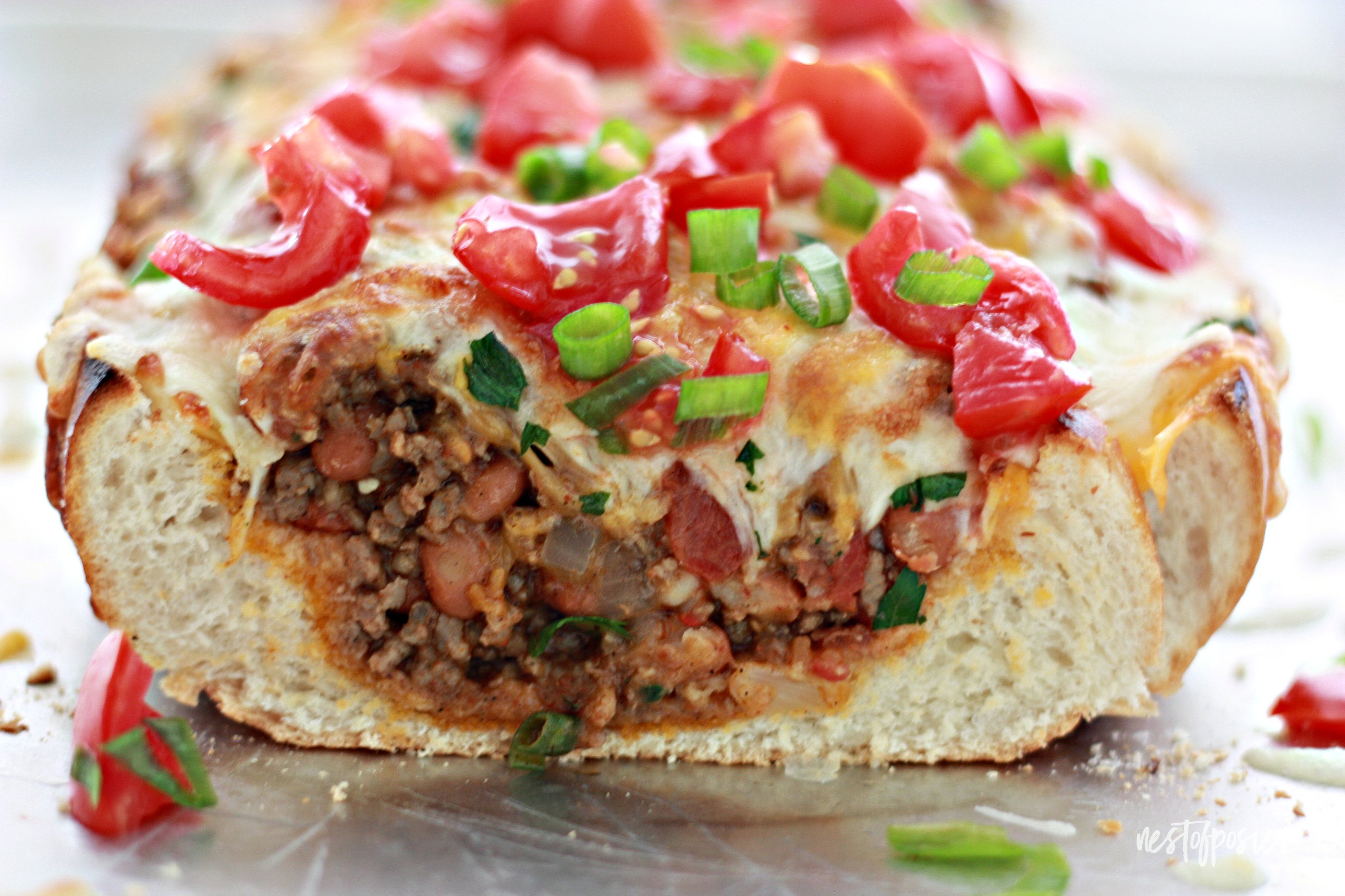 Stuffed Sausage Chili Bread