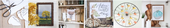 Make it be beautiful Autumn printable and Fall mantel