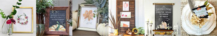 Make it be beautiful Autumn printable and Fall mantel