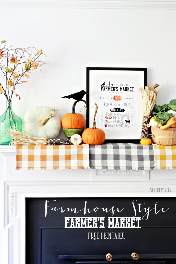 Autumn Farmer's Market Printable