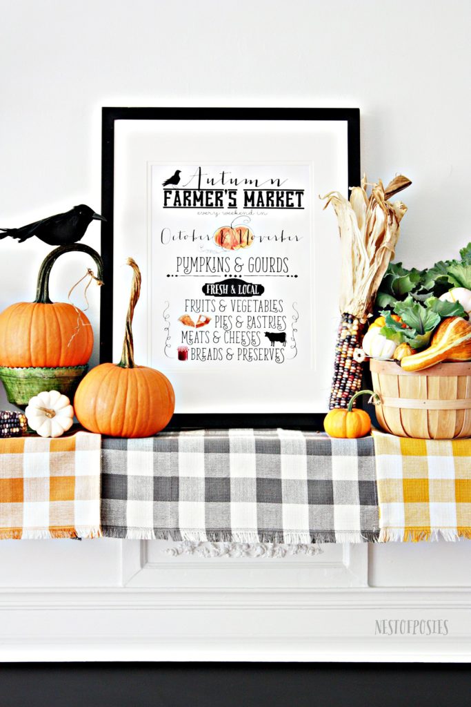 Autumn Farmer's Market Printable