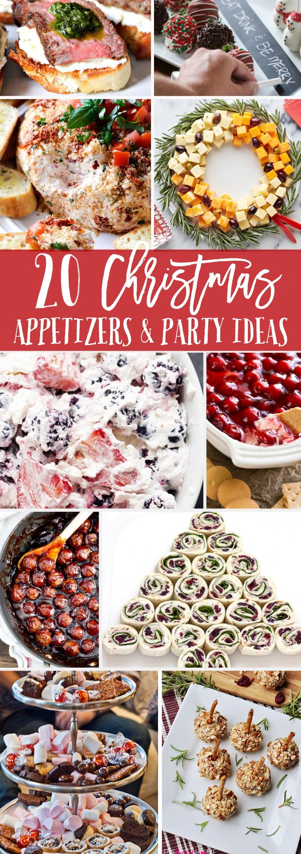 Christmas Appetizers and Party Ideas. Amazing and delicious Christmas recipes to try this holiday!