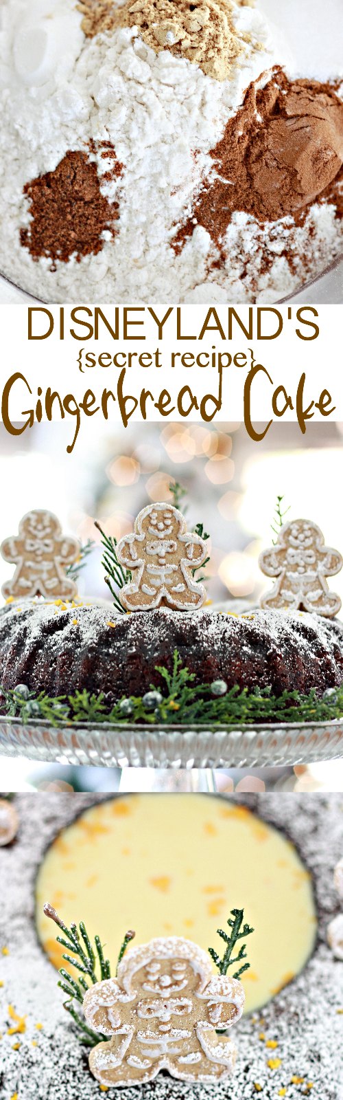 Disneyland's Gingerbread Cake with Orange Sauce Recipe