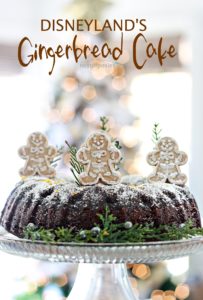 Disneyland’s Gingerbread Cake with Orange Sauce Recipe