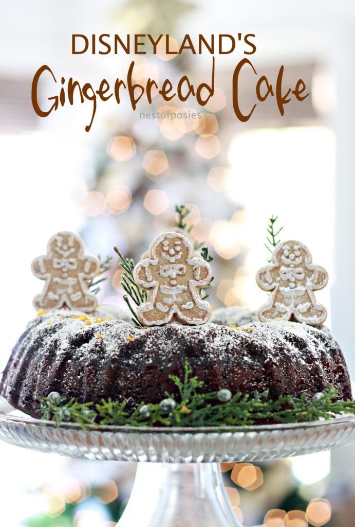 Disneyland's Gingerbread Cake with Orange Sauce Recipe