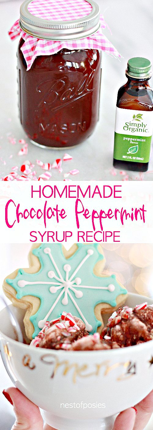 Homemade Chocolate Peppermint Syrup Recipe