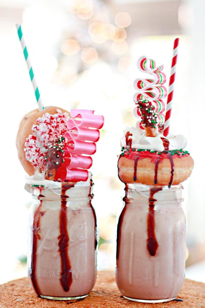 Extreme Peppermint Milkshakes