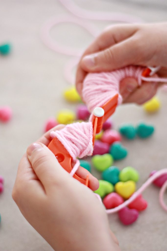 GALentine Pom Pom Key Chains and Printable Tags