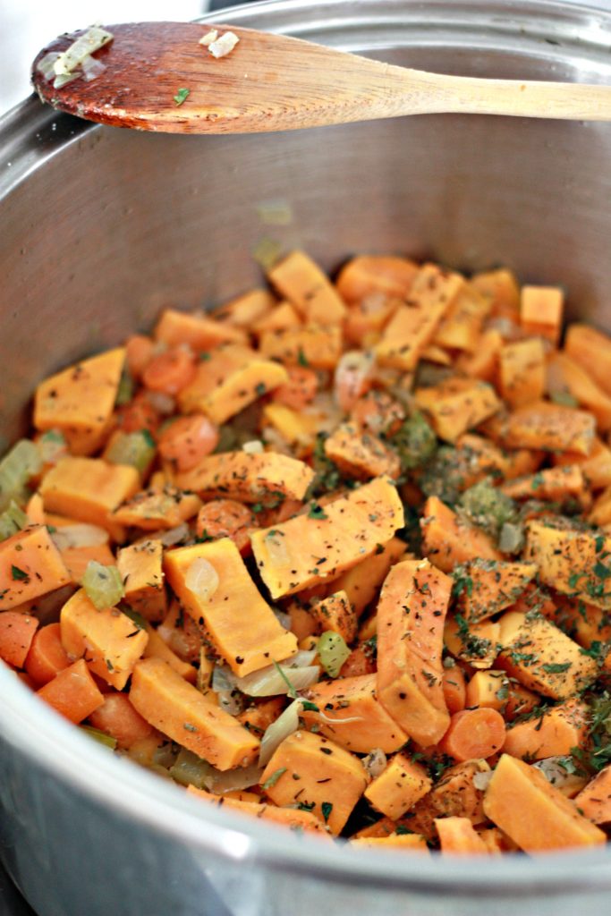 Sweet Potato and Beef Soup