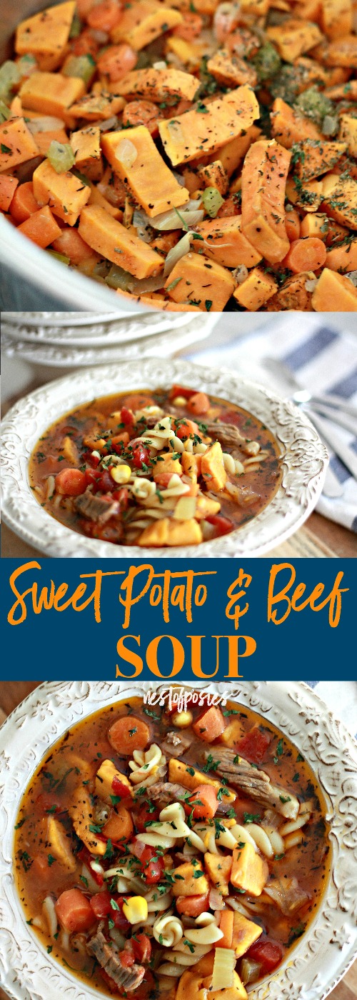 Sweet Potato and Beef Soup 