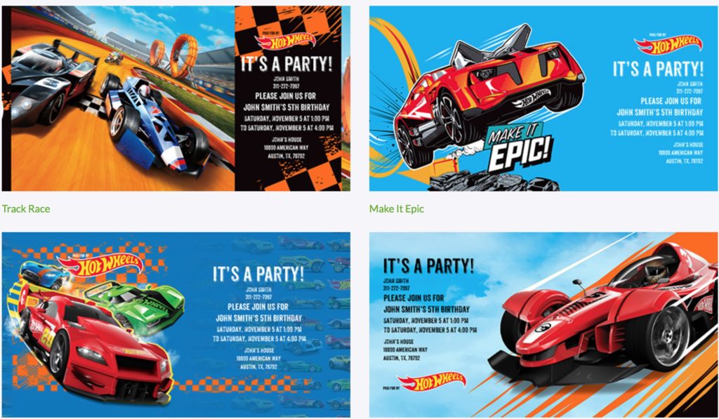 Hot Wheels Birthday Party