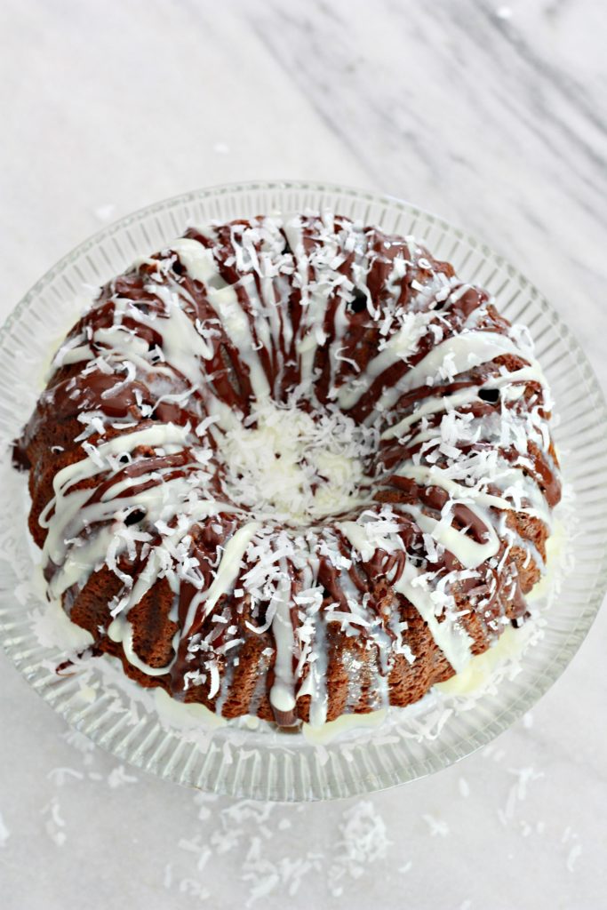 Mounds Bundt Poke Cake