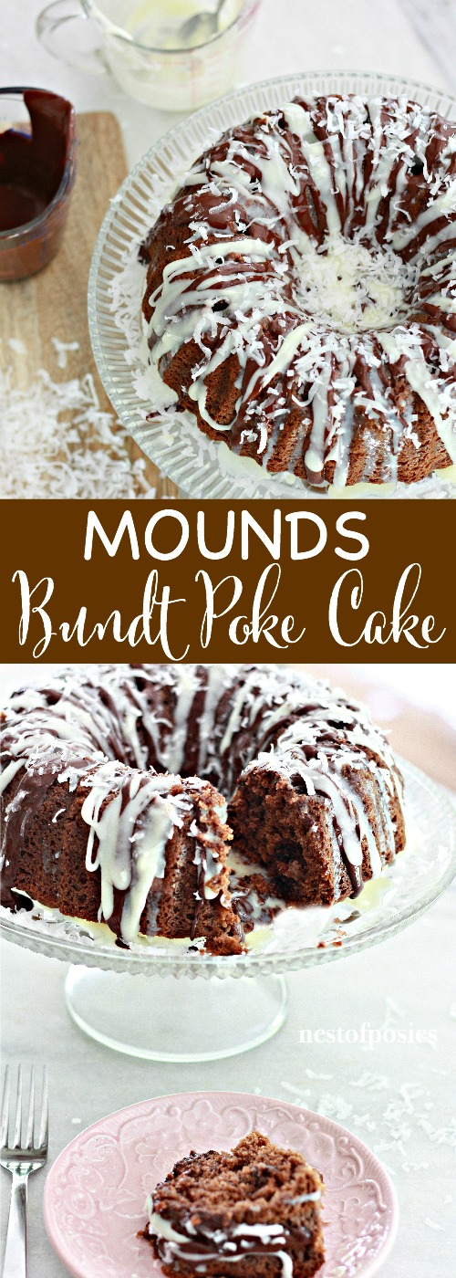 Mounds Bundt Poke Cake