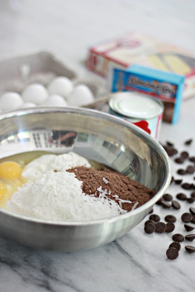 Mounds Bundt Poke Cake