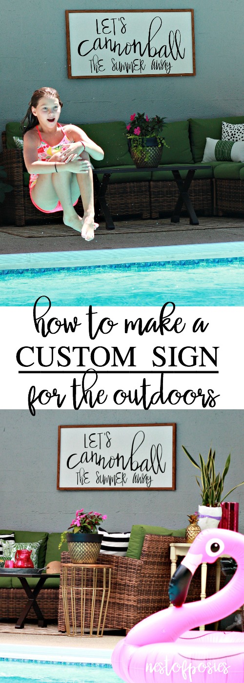 How to Make a Custom Sign for the Outdoors