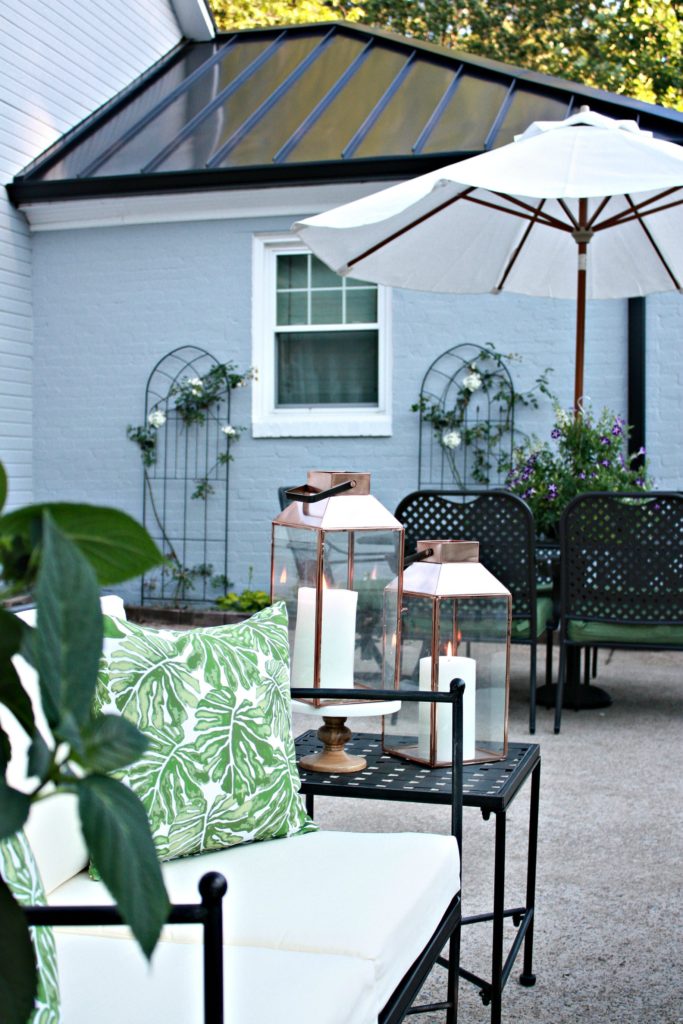 Patio Decorating Ideas Plus Amazing Renovation Reveal