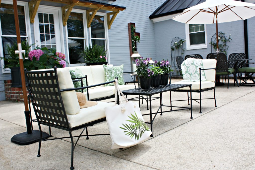 Patio Decorating Ideas Plus Amazing Renovation Reveal