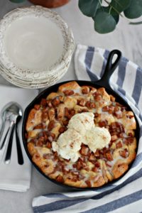 Apple Fritter Skillet Bake