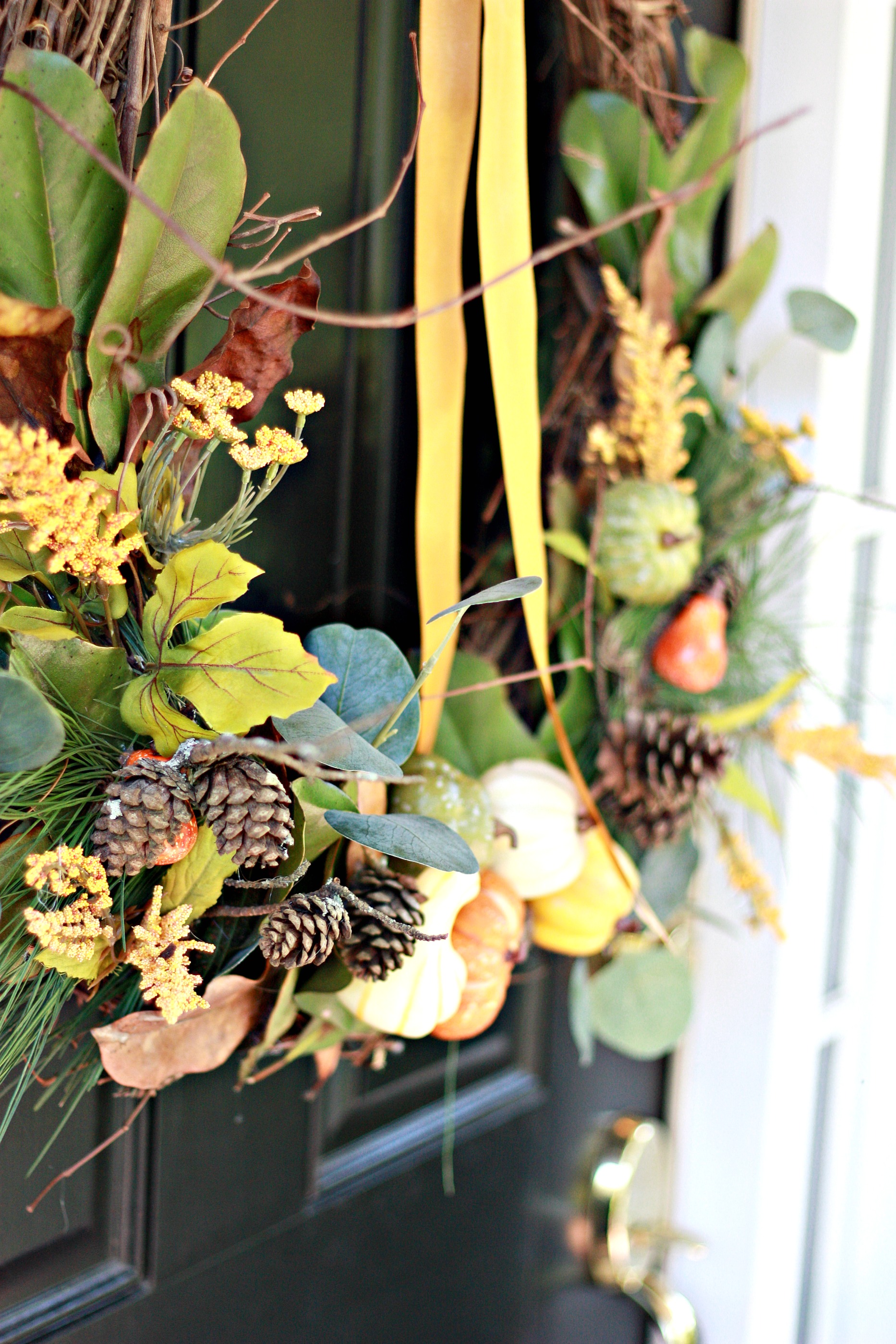 DIY Nature Inspired Fall Wreath