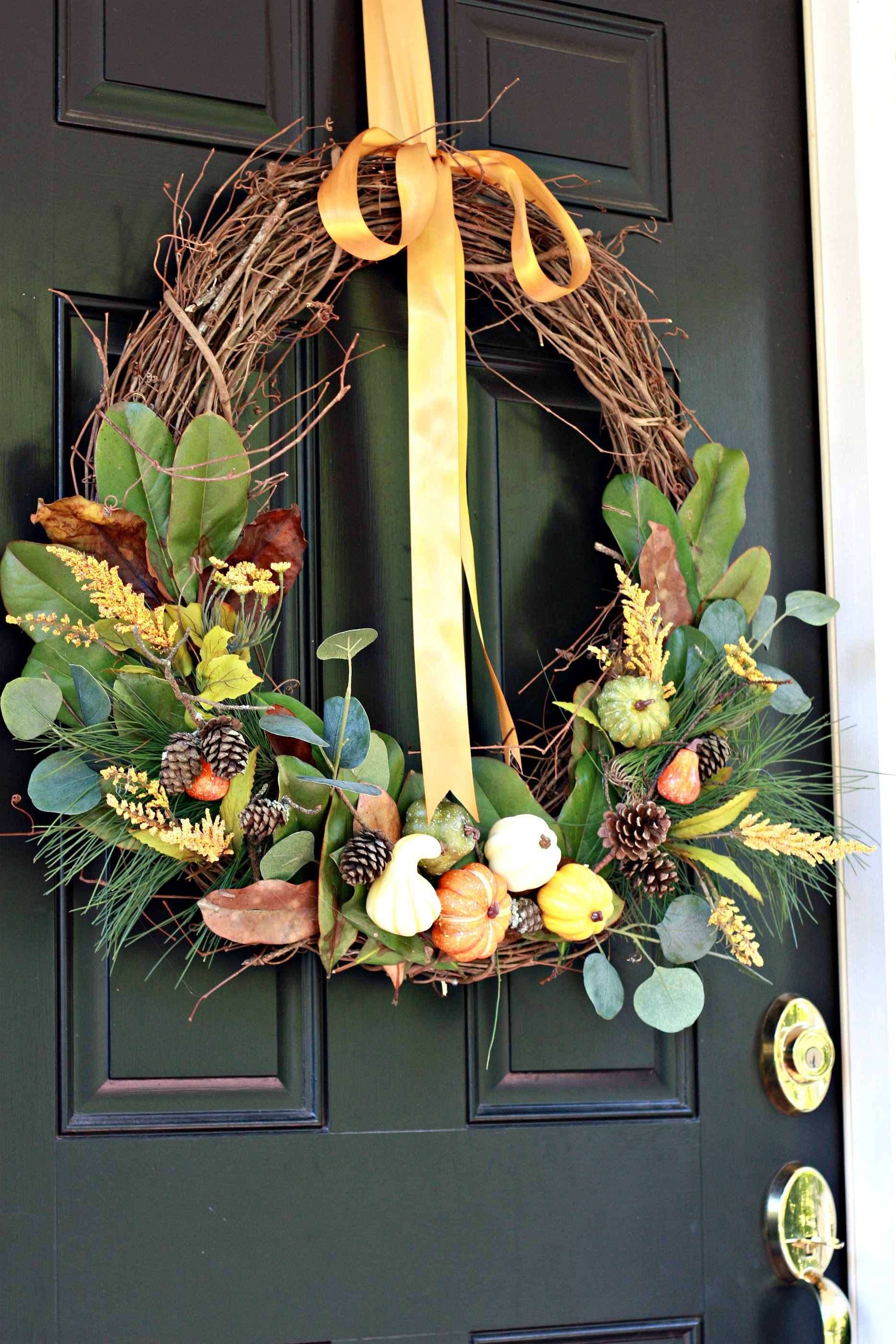 DIY Nature Inspired Fall Wreath