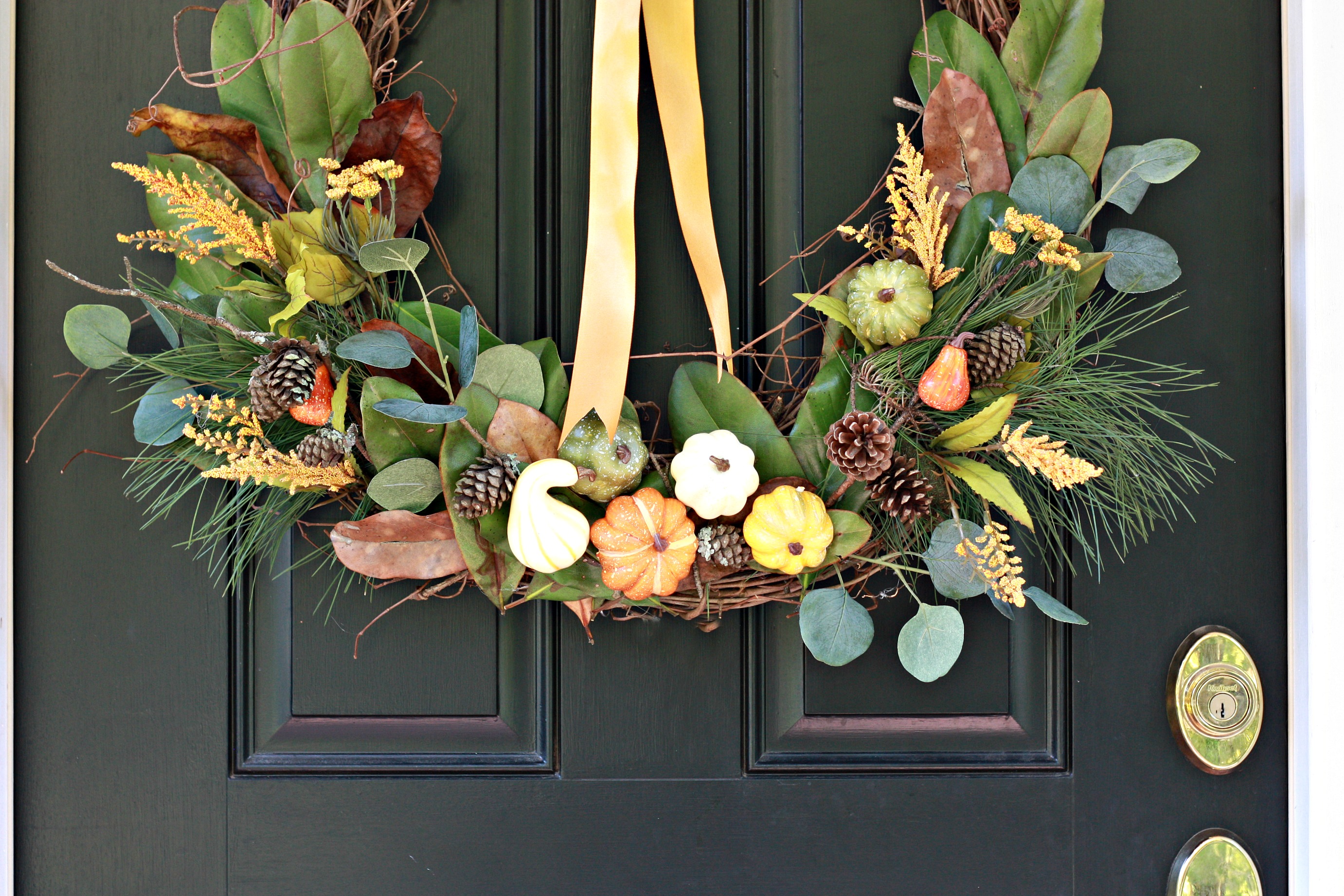 DIY Nature Inspired Fall Wreath