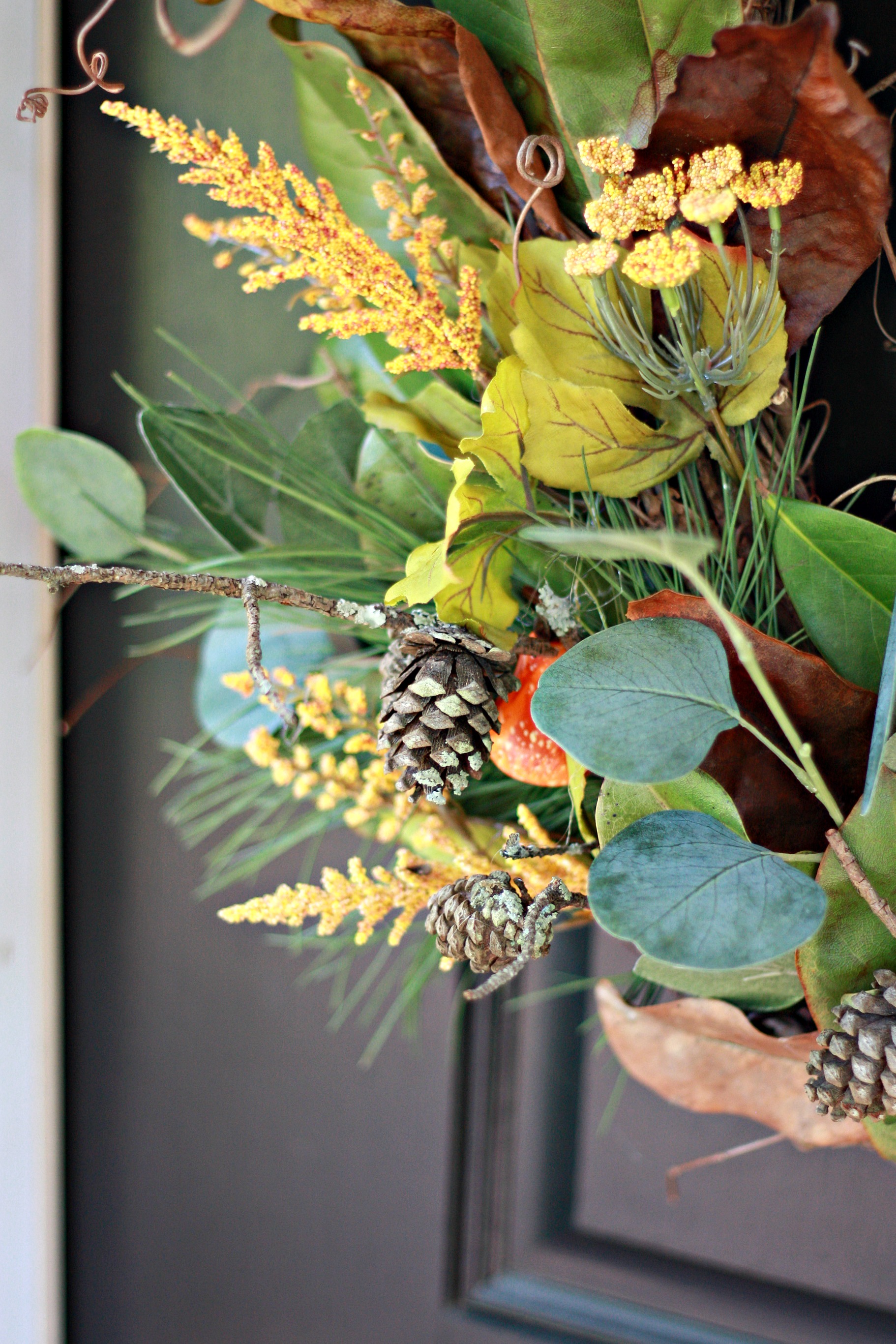 DIY Nature Inspired Fall Wreath