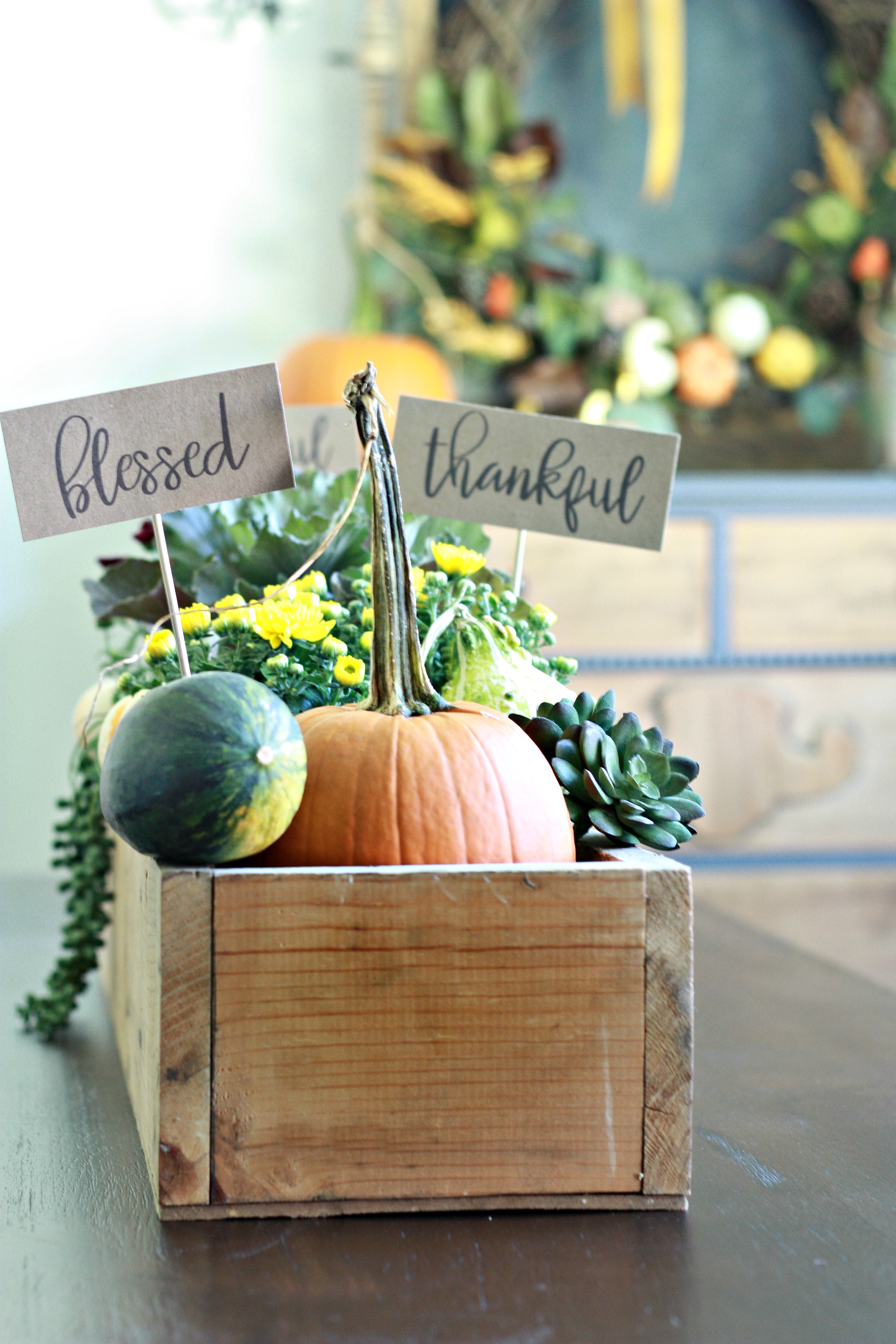 Thankful Grateful Blessed Gift and Home Decor Printable Tags