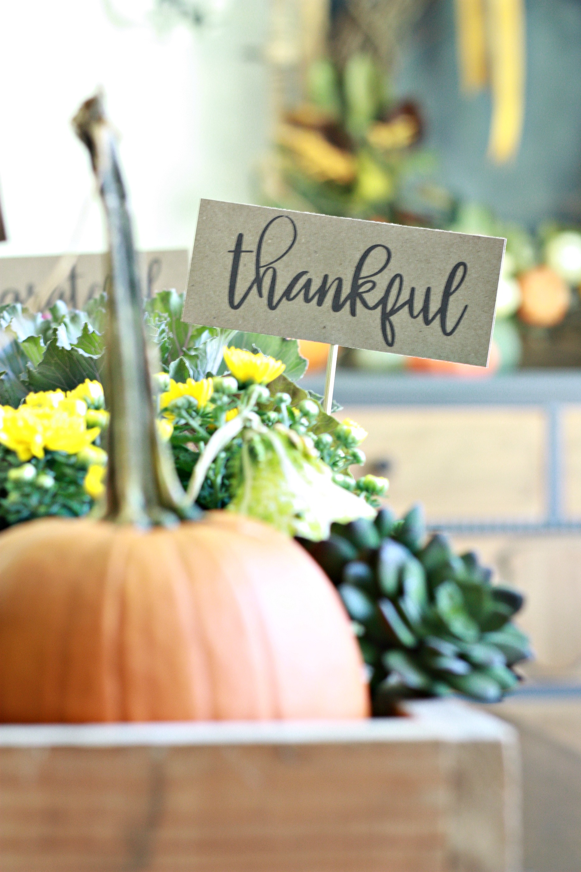 Thankful Grateful Blessed Gift and Home Decor Printable Tags