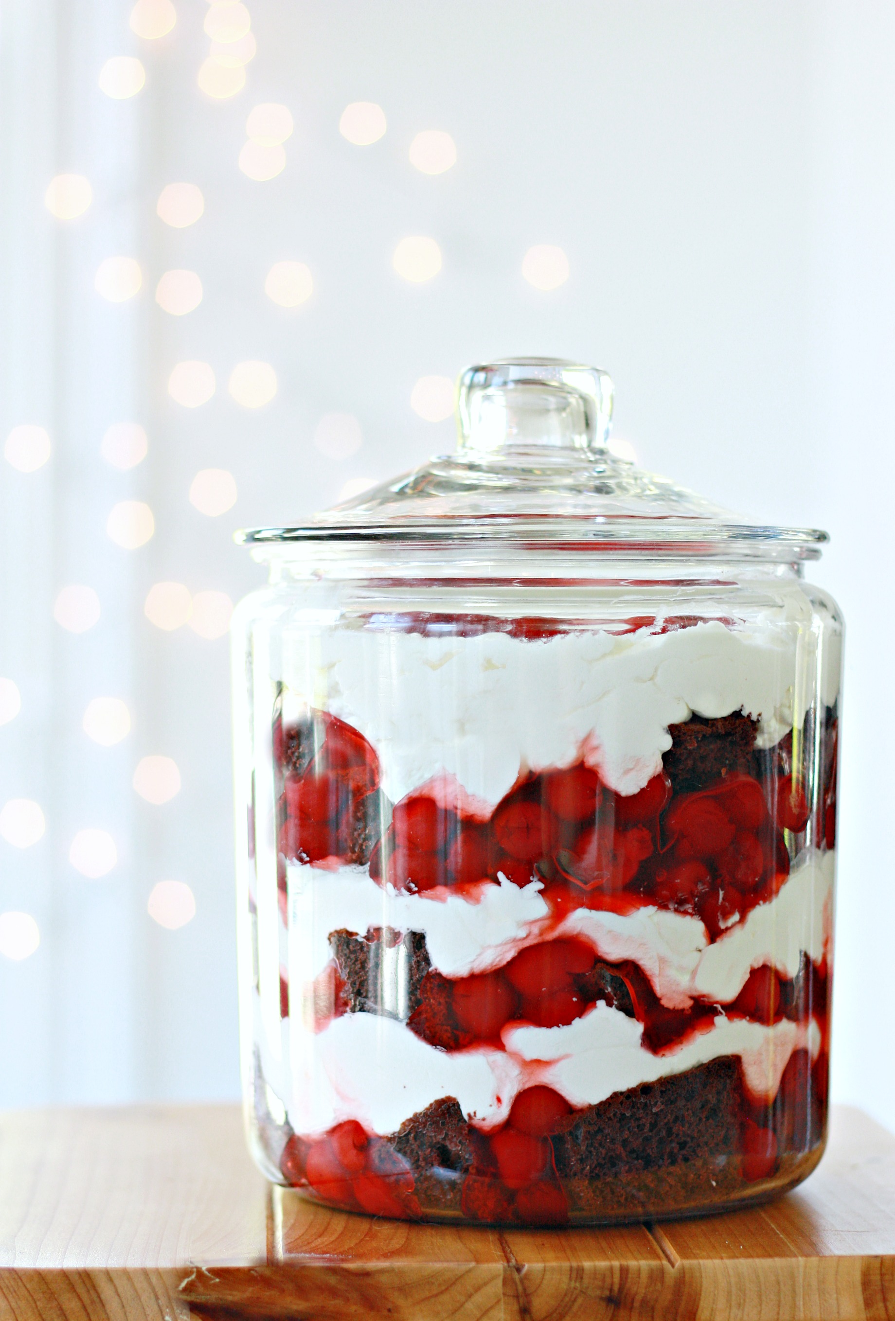 Black Forest Cake in a Jar