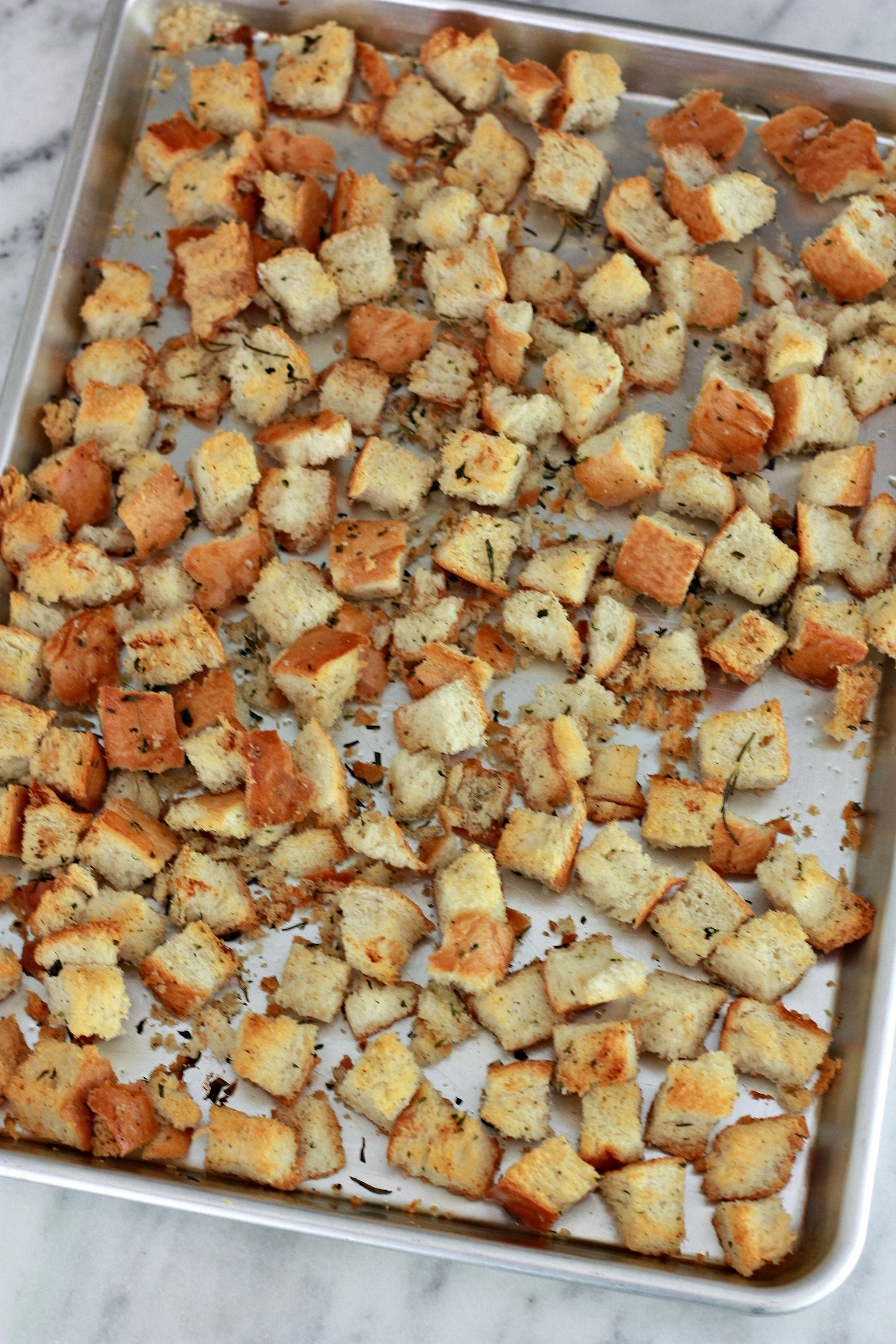 Homemade Sourdough Croutons