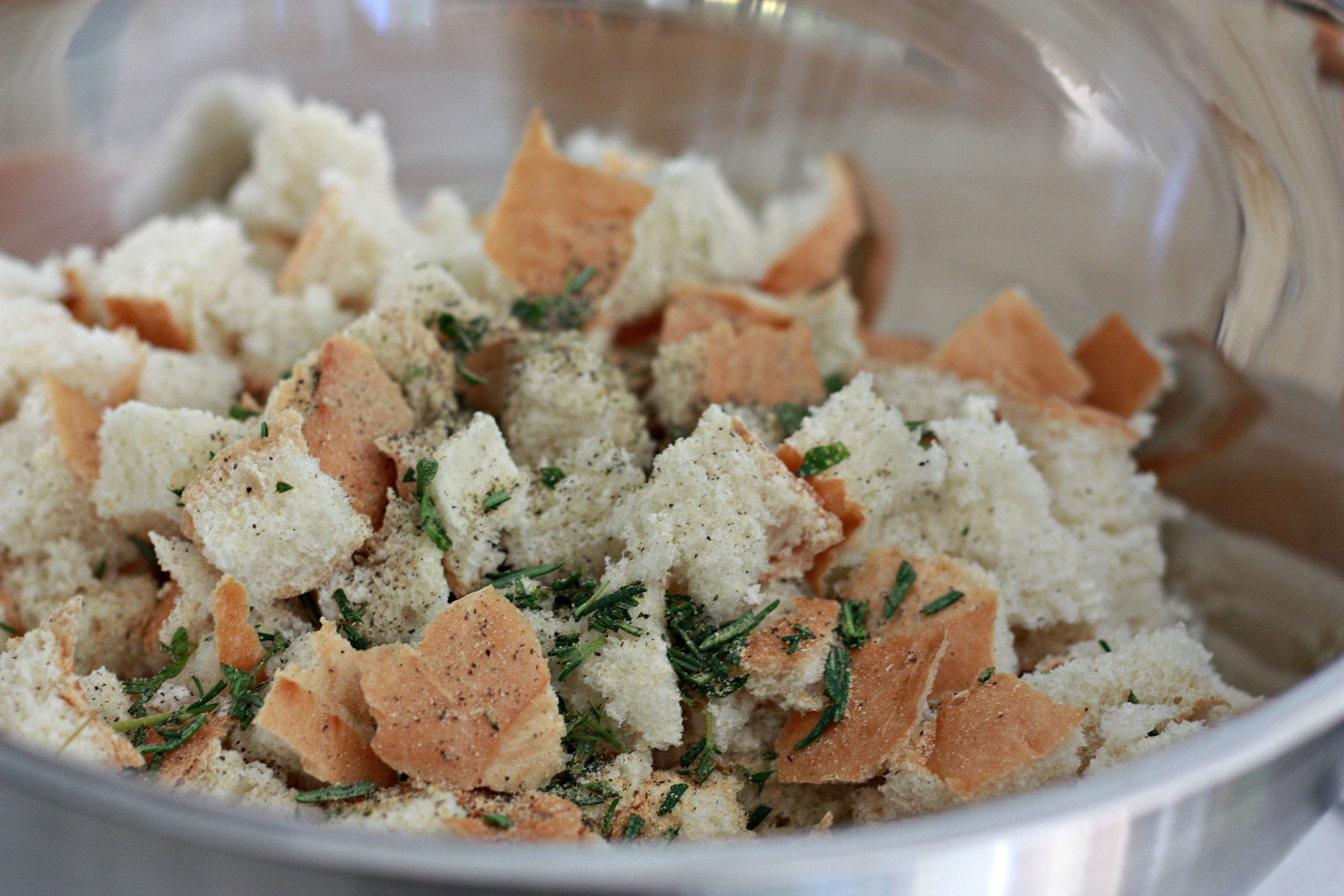 Homemade Sourdough Croutons