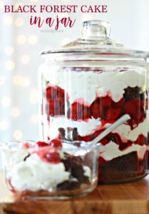 Black Forest Cake in a Jar