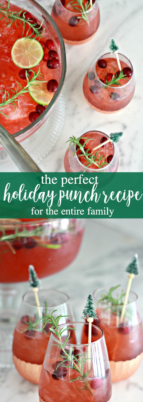 The Perfect Holiday Punch Recipe for the Entire Family